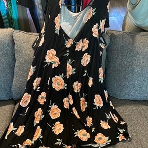 Floral print dress
